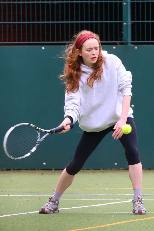 SADIE SINK Enjoys a Tennis Lesson in London 05/19/2026