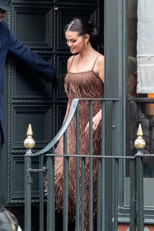 SELENA GOMEZ Visits Gymkhana Restaurant in Mayfair in London 05/15/2026