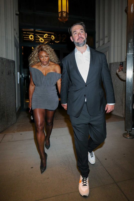SERENA WILLIAMS and Alexis Ohanian Arrives at Jeff Bezo