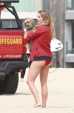 SHAY MITCHELL and HASSIE HARRISON Film Scenes for Baywatch Reboot in Venice Beach 05/27/2026