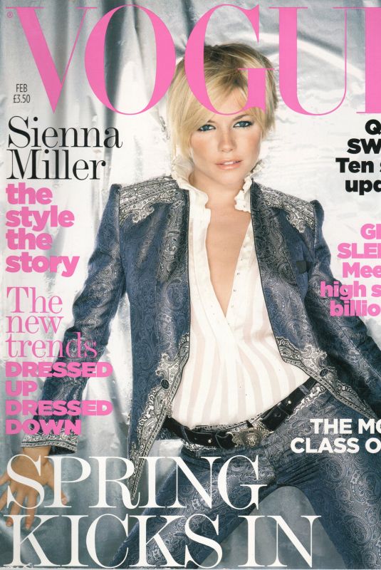 SIENNA MILLER in Vogue UK, February 2006