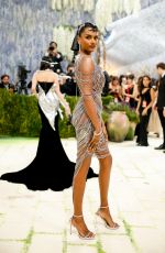 SIMONE ASHLEY at 2026 Met Gala Celebrating Costume Art at Metropolitan Museum of Art in New York City 05/04/2026