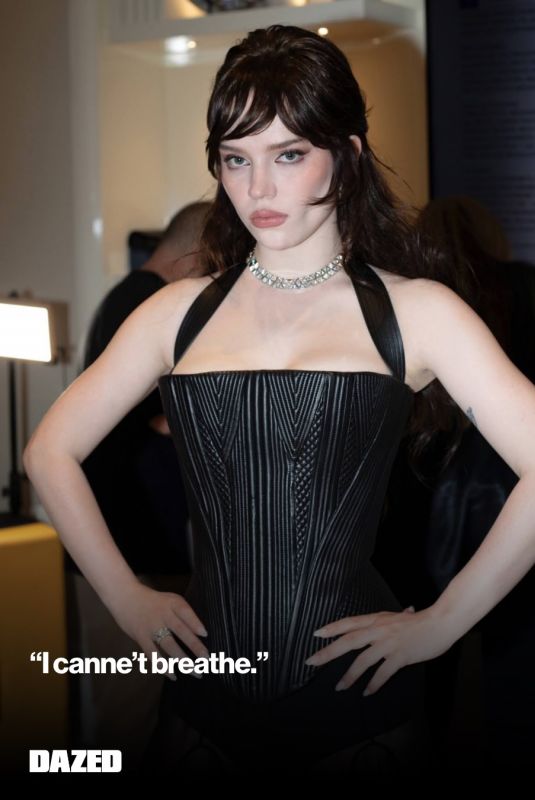 SOPHIE THATCHER Getting Ready for Her Private Hell Premiere - Dazed Photo Diary, May 2026