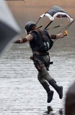 SOPHIE TURNER on the Set of Tomb Raider in England, February 2026