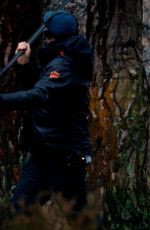SOPHIE TURNER on the Set of Tomb Raider in England, February 2026