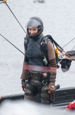 SOPHIE TURNER on the Set of Tomb Raider in England, February 2026