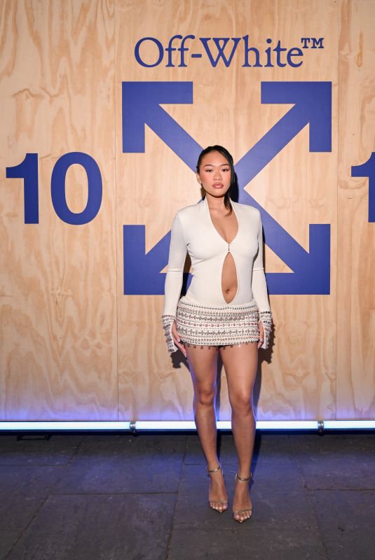 SUNISA LEE at Off-White 10×10 Launch Event in New York City 05/14/2026