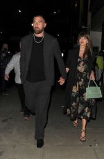 TAYLOR SWIFT and Travis Kelce Arrives at Poppy Delevingne