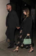TAYLOR SWIFT and Travis Kelce Arrives at Poppy Delevingne