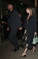 TAYLOR SWIFT and Travis Kelce Arrives at Poppy Delevingne