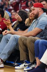 TAYLOR SWIFT and Travis Kelce at Game Three of NBA Eastern Conference Finals at Rocket Arena in Cleveland 05/23/2026