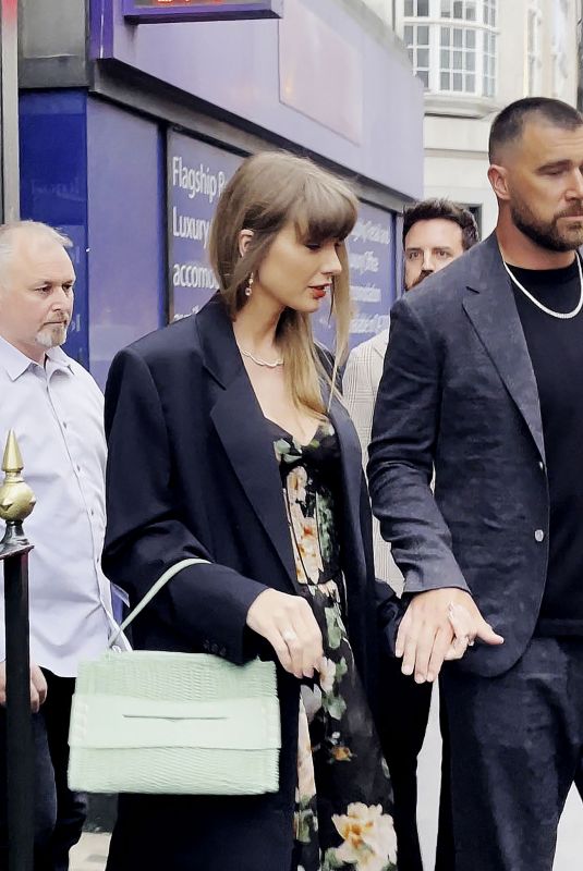 TAYLOR SWIFT and Travis Kelce Leaves Gymkhana Indian Restaurant in London 05/07/2026