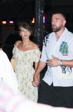 TAYLOR SWIFT and Travis Kelce Out for Dinner at Or