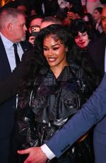 TEYANA TAYLOR Arrives at Vogue