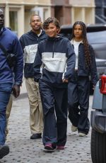 ZENDAYA Filming a New On Collaboration in SoHo in New York City 04/30/2026
