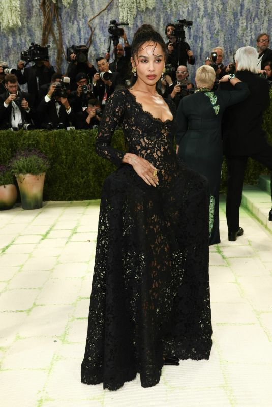 ZOE KRAVITZ at 2026 Met Gala Celebrating Costume Art at Metropolitan Museum of Art in New York City 05/04/2026