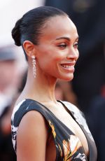 ZOE SALDANA at 79th Annual Cannes Film Festival Closing Ceremony at Palais des Festivals in Cannes 05/23/2026