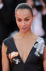 ZOE SALDANA at 79th Annual Cannes Film Festival Closing Ceremony at Palais des Festivals in Cannes 05/23/2026