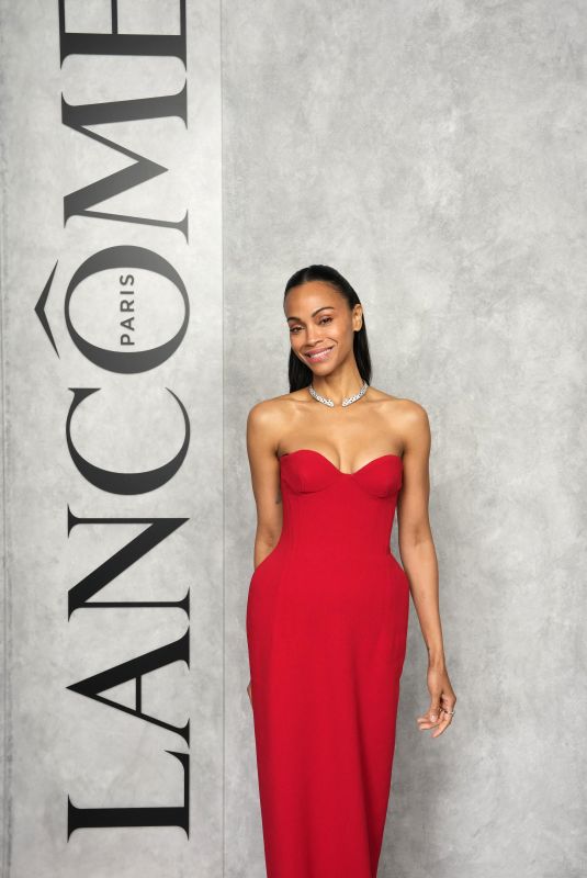 ZOE SALDANA at Lancome Longevity MD Dinner at ASPIRE at One World Observatory in New York City 05/01/2026