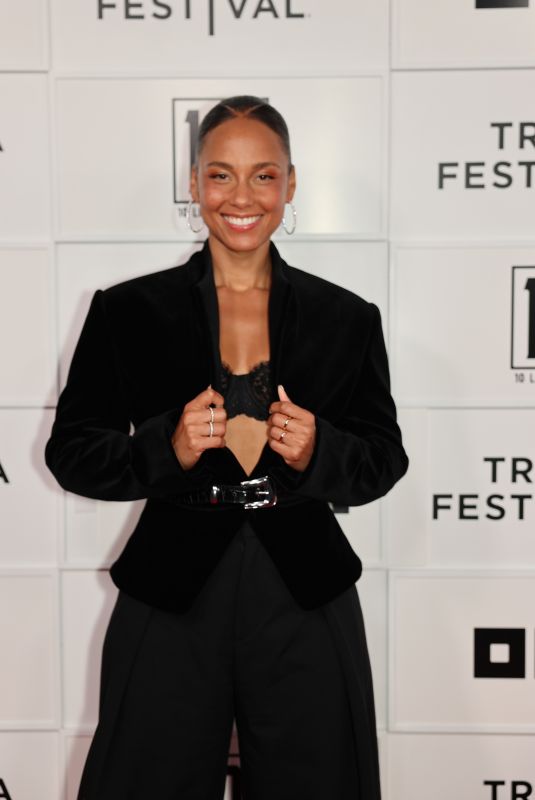 ALICIA KEYS at Alicia Keys Girl From Hells Kitchen Closing Night World Premiere at 25th Tribeca Festival in New York 06/13/2026