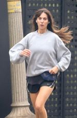 ALISON BRIE Out Jogging in Los Angeles 06/28/2026