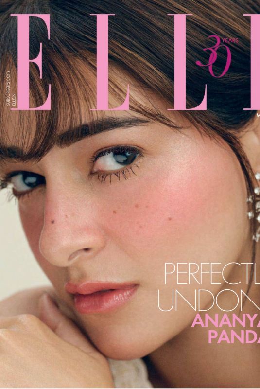 ANANYA PANDAY in Elle India, May 2026