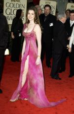 ANNE HATHAWAY at 60th Golden Globe Awards in Beverly Hills 01/19/2003