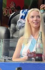 ANYA TAYLOR-JOY at FIFA World Cup Game USA vs Paraguay at SoFi Stadium in Inglewood 06/13/2026