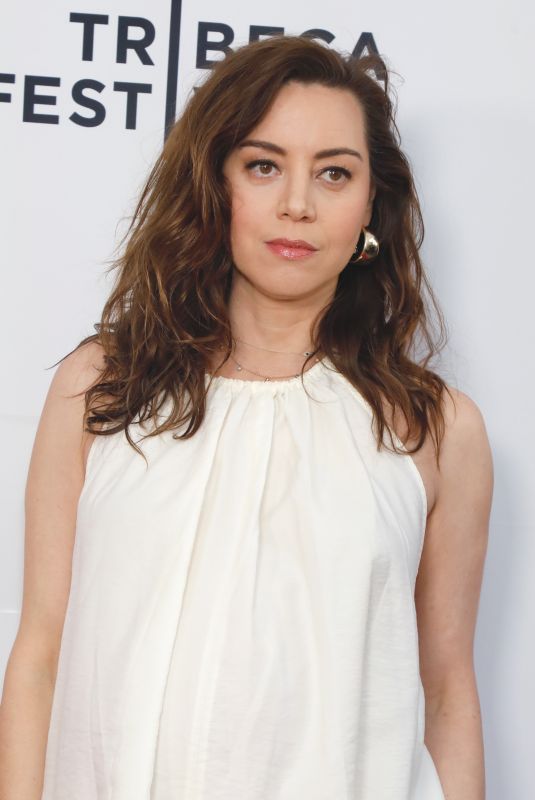 AUBREY PLAZA at The Accompanist Premiere at 25th Tribeca Festival in New York 06/04/2026