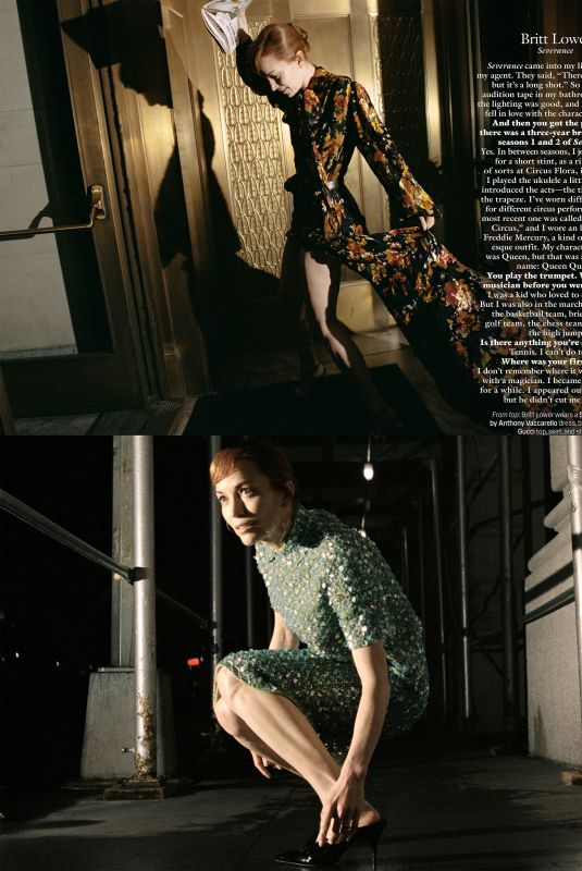 BRITT LOWER for W Magazine USA, Summer 2025