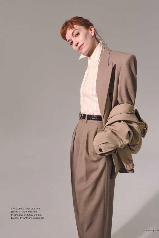 BRITT LOWER in Sunday Times Style Magazine UK, April 2025