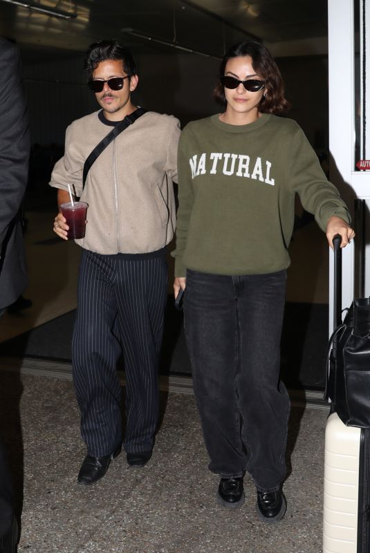 CAMILA MENDES and Rudy Mancuso Arrives at Airport in Los Angeles 06/15/2026
