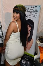 CARDI B at Bronner Brothers International Beauty Show in Atlanta 02/20/2016