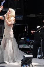 CHRISTINA AGUILERA Performs at Grand Opening for Obama Presidential Center in Chicago 06/18/2026