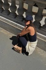 CINDY MELLO Promotes a Balenciaga Rodeo Gandbag, June 2026