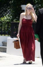 DAKOTA FANNING Out and About in Los Angeles 06/25/2026