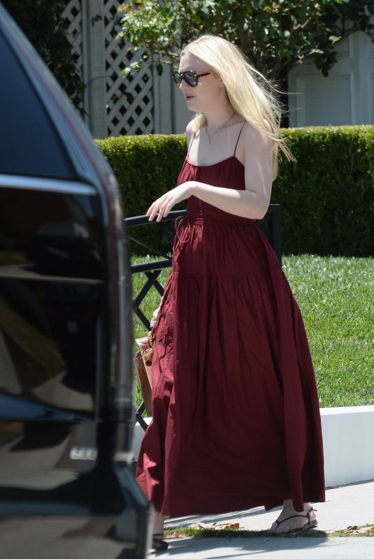 DAKOTA FANNING Out and About in Los Angeles 06/25/2026