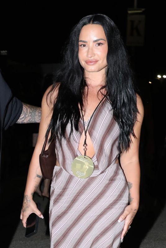 DEMI LOVATO Arrives at Ariana Grande’s Concert at Kia Forum in Inglewood 06/17/2026