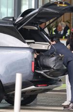DUA LIPA and Callum Turner Arrives to Board a Sicily-bound Private Jet in London 06/03/2026