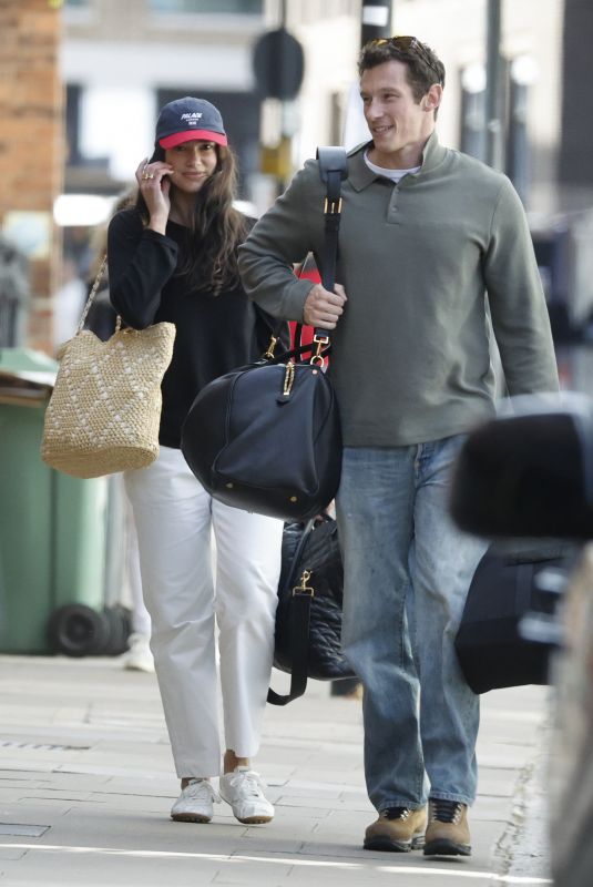 DUA LIPA and Callum Turner Arrives to Board a Sicily-bound Private Jet in London 06/03/2026