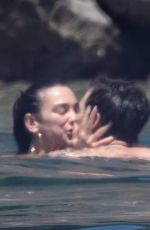DUA LIPA and Callum Turner at Their Honeymoon in Italy, June 2026