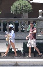 DUA LIPA and Callum Turner at Their Hotel Pool in Palermo 06/04/2026