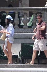 DUA LIPA and Callum Turner at Their Hotel Pool in Palermo 06/04/2026