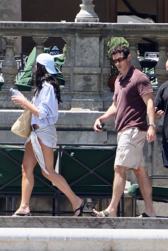 DUA LIPA and Callum Turner at Their Hotel Pool in Palermo 06/04/2026