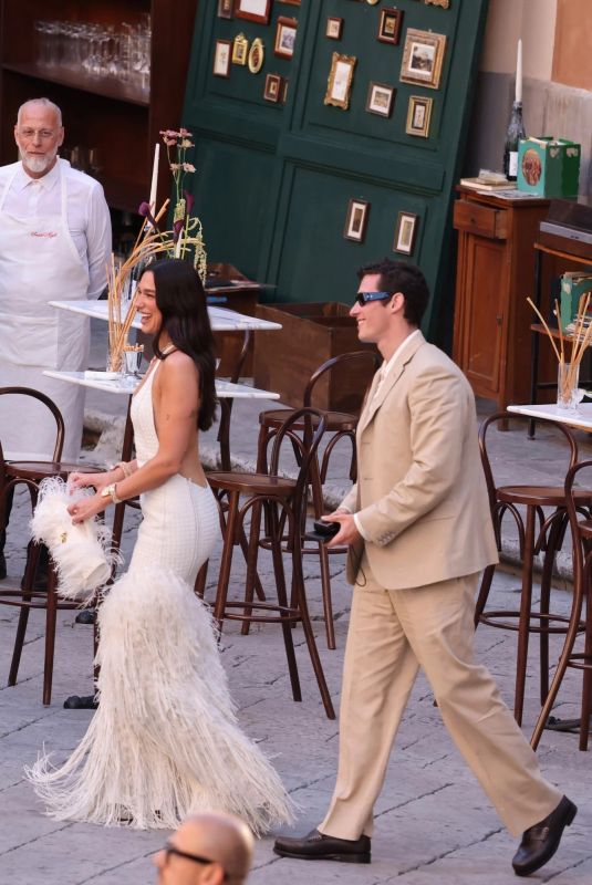 DUA LIPA and Callum Turner Having Pre-wedding Cocktail Party in Palermo 06/05/2026