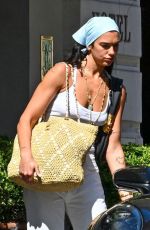 DUA LIPA and Callum Turner Leaves Town in a Black Porsche in Rome 06/18/2026