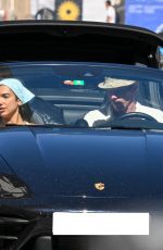 DUA LIPA and Callum Turner Leaves Town in a Black Porsche in Rome 06/18/2026