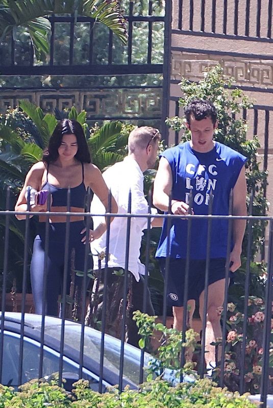 DUA LIPA and Callum Turner Out for a Workout Session at Hotel in Palermo 06/04/2026