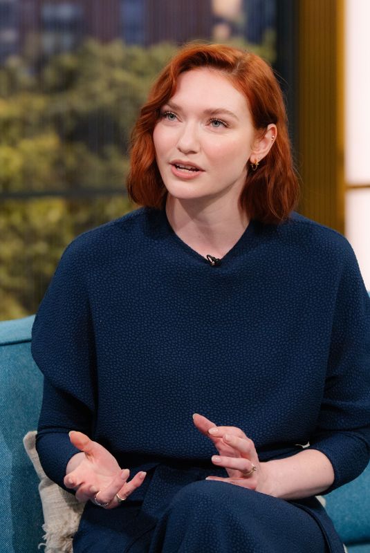 ELEANOR TOMLINSON at This Morning TV Show in London 06/02/2026