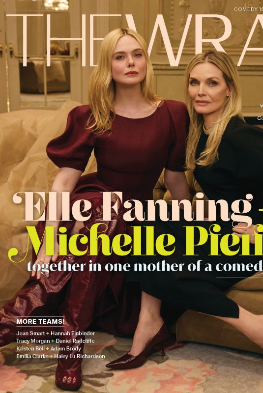 ELLE FANNING and MICHELLE PFEIFFER in The Wrap, June 2026